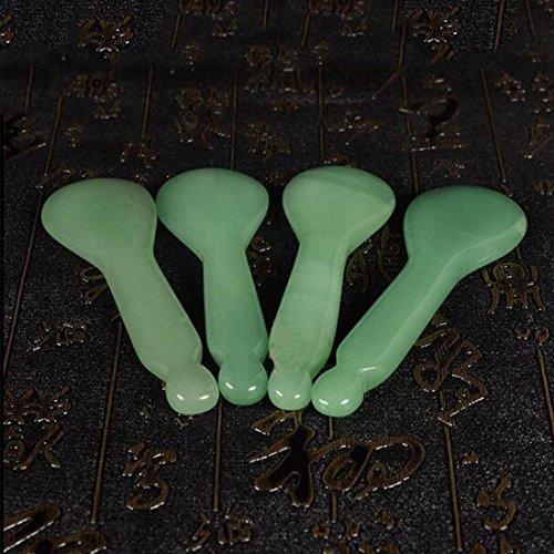 fengshuisale Feng Shui Facial GuaSha Scraping Massage Tools for SPA Acupuncture Therapy Trigger Point Treatment- Face Genuine Scrapping Plate- Chinese Traditional Gua Sha Board W3424