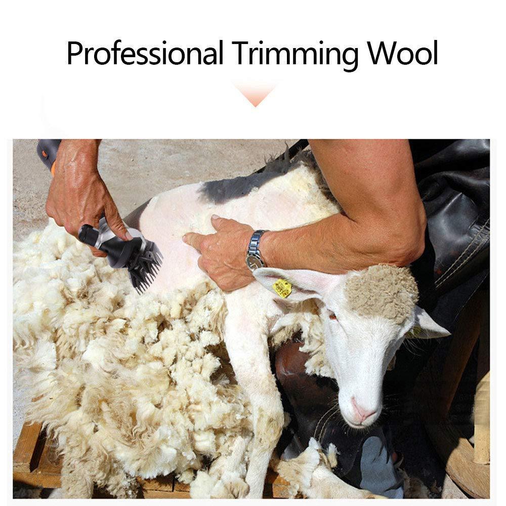 GAGALU GagalU Sheep Shears Electric Clippers 350W 6 Speed Shearing Machine Fast and Efficient Haircut Trimmer Can Be Used to Trim Animal Hair Such As Wool Horse Hair Rabbits