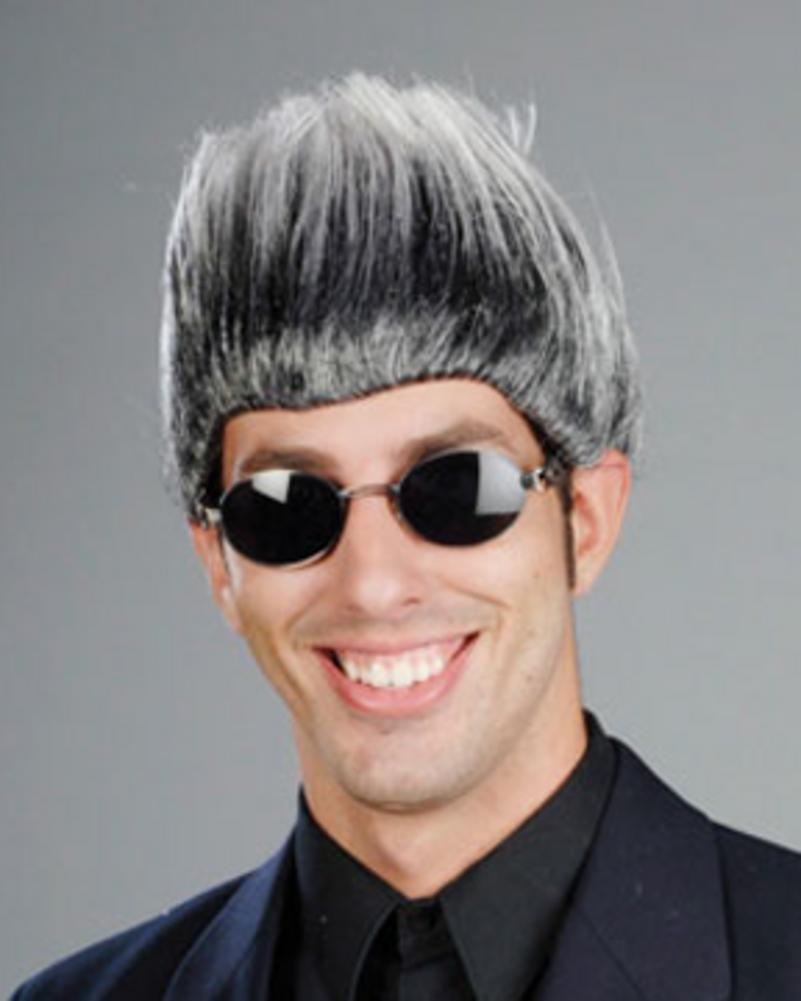 Enigma Costume Wigs Buckwheat Don King Boxing Promoter High Top Fade by Enigma Costume Wigs Color Mixed Grey