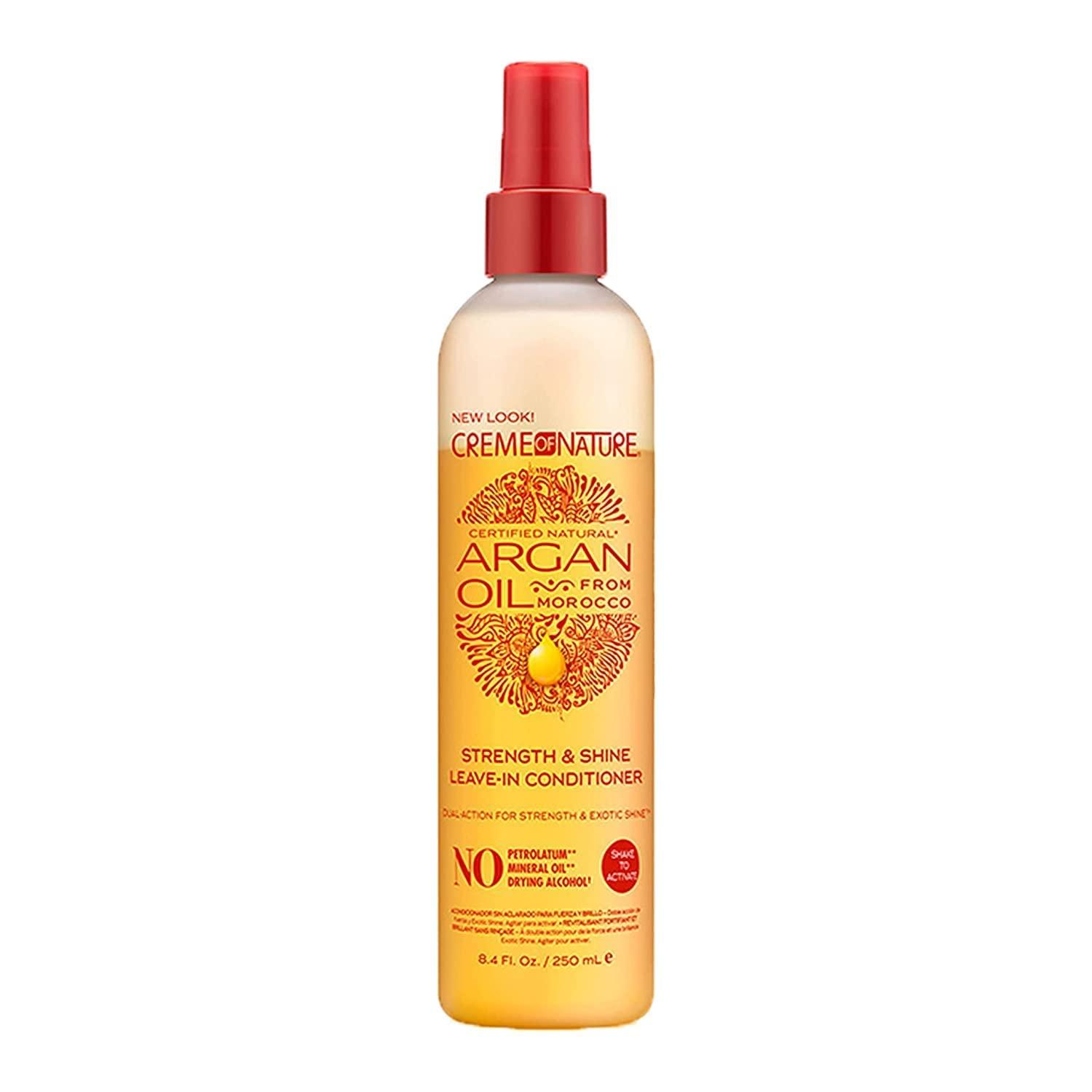 Creme of Nature Creme of Nature Argan Oil Hair Lotion and Leave In Conditioner Bundle, 8.45 Fl Oz