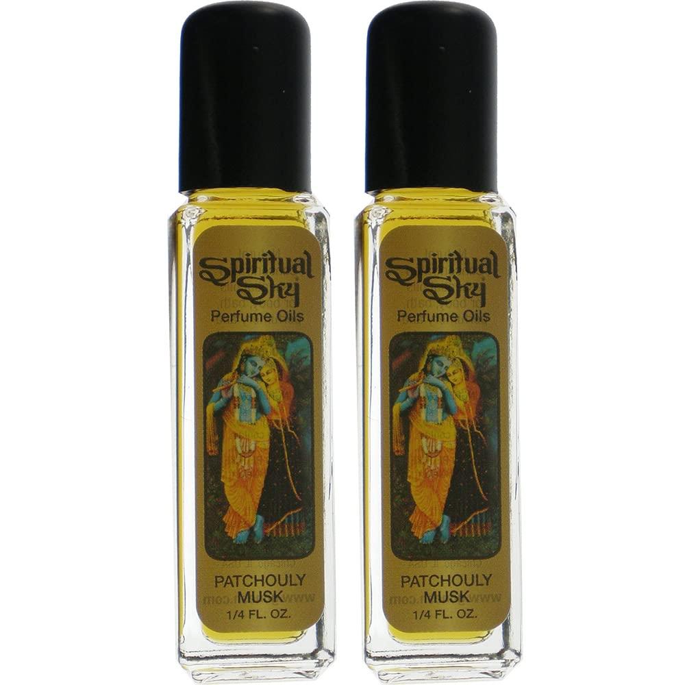 Spiritual Sky Oil Spiritual Sky Oil Spiritual Sky Patchouly Musk Scented Oil - 1/4 Ounce Bottle (2 Pack)