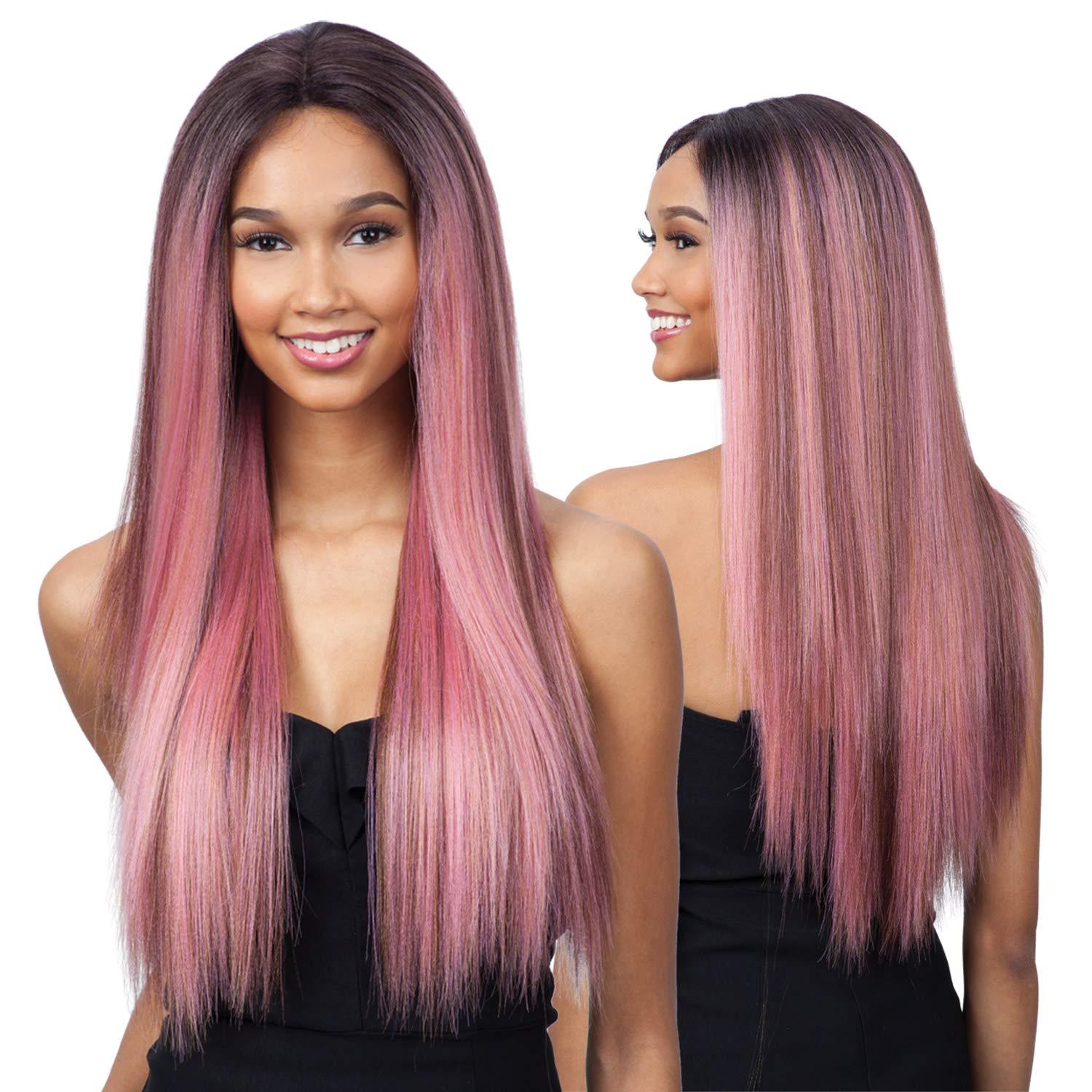 FreeTress Equal FreeTress Equal Delux Lace Front Wig - EVLYN (1B Off Black)