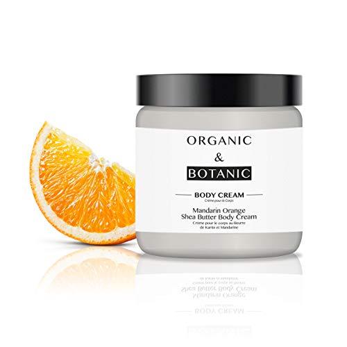 Dr Botanicals Organic & Botanic Vegan Mandarin Orange Shea Butter Hydrating Body Cream 100ml for Dry and Sensitive Skin. Premium Vegan Skincare For All Skin Types. Made In The UK.