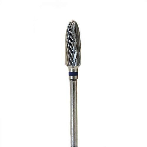 NashlyNails Professional E-file nail drill bit for gel polish removal, Russian electric file bits, Carbide cone (corn) with a single cut, medium grit, Efile bit for removing gel polish during manicure or pedicure