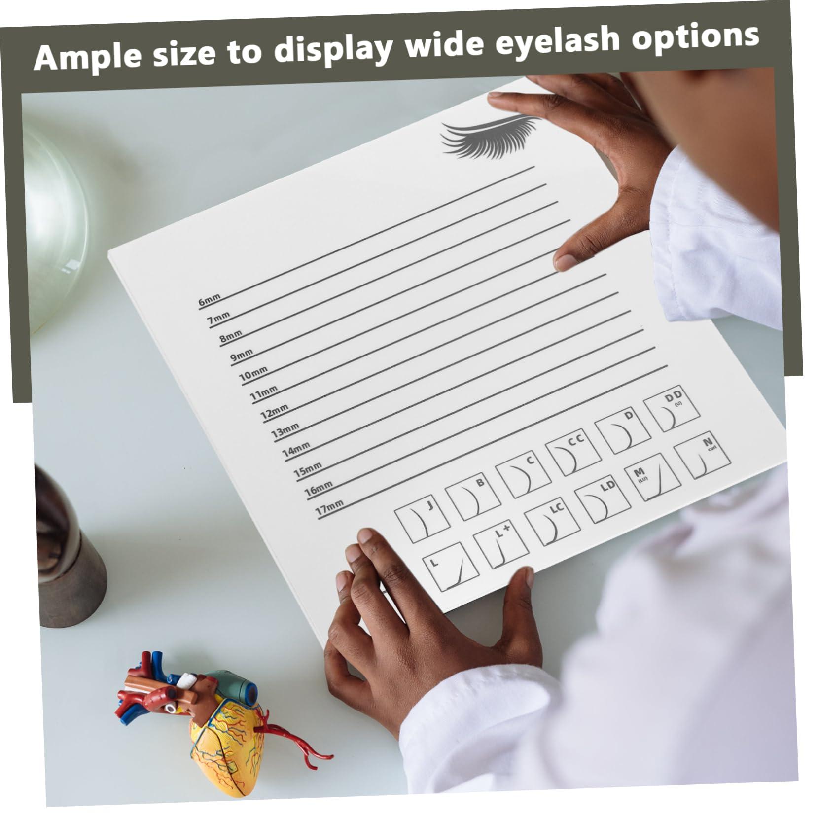AUTSUPPL AUTSUPPL Crylic Lash Display Board Large Eyelash Tray for Extensions Lash Holder Tray