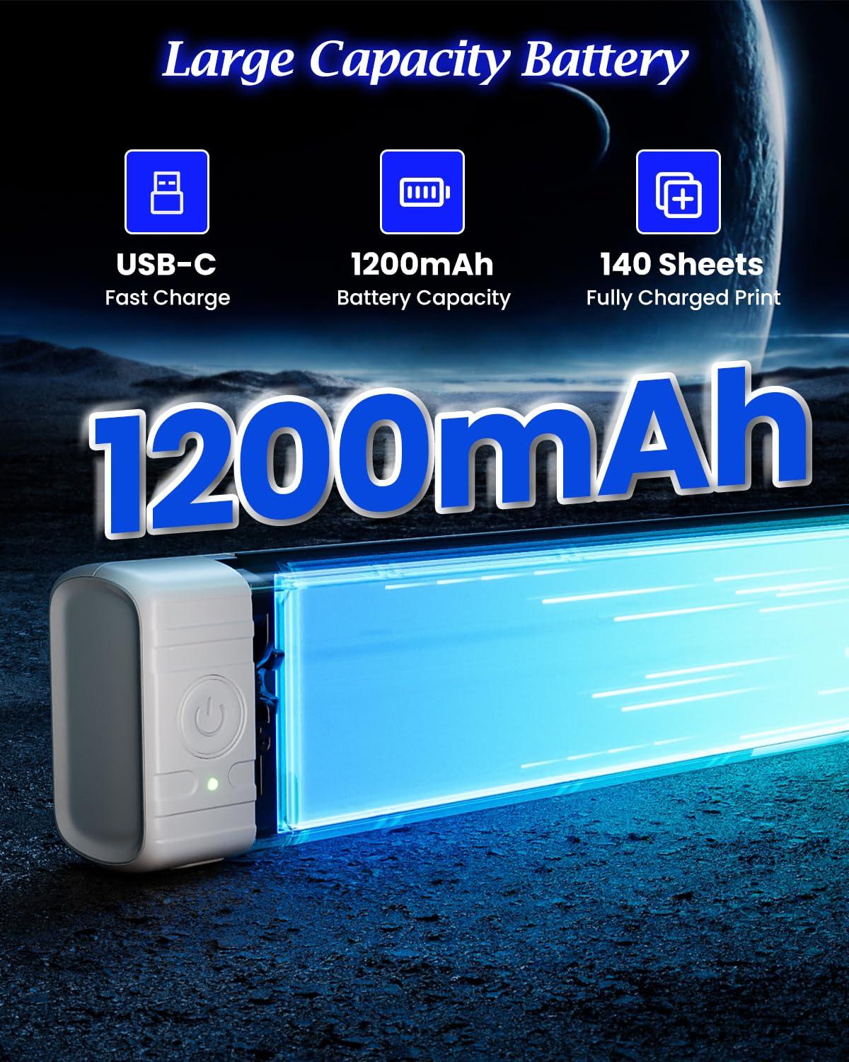 Phomemo Phomemo TP83 Tattoo Stencil Printer, Upgraded Thermal Tattoo Printer Machine with 10pcs Transfer Paper, Wireless Bluetooth Tattoo Printer for Tattoo Artists & Beginners, Compatible with iPad Phone PC