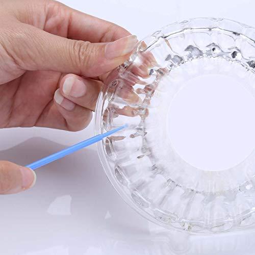 esowemsn 200Pcs Pink Disposable Micro Brushes Applicator Mascara Wands Bendable Brush for Eyelash Extension Brush Eyebrow Brush Make up Brushes Eyelash Comb (pink)