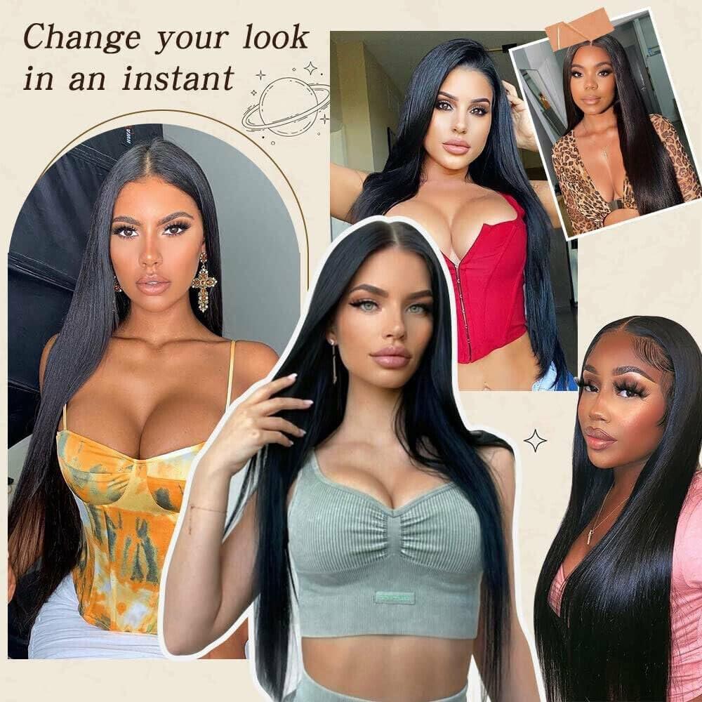 LOGOFUN LOGOFUN 2pcs Mermaid Tail Hair Bun Maker for Women Lazy Hair Curler Bun Clips Metal Flowers Feather Hair Bun for Girls Hair Accessories - Blue