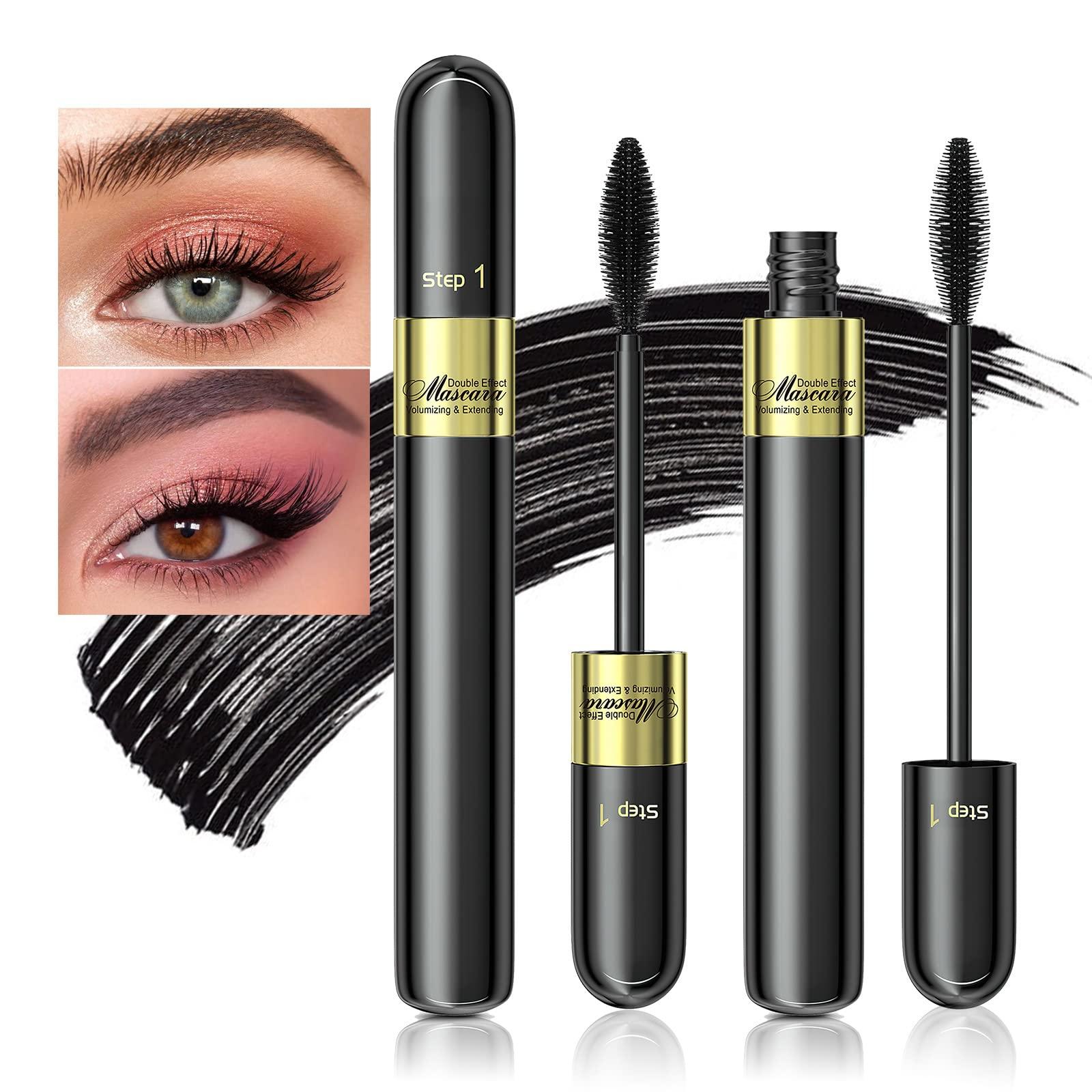 Ihrlpxkc Tubing Mascara Waterproof & Smudge-Proof - Long-Lasting Mascara for Length and Volume, Curling Eyelashes, No Flaking and No Clumping, Cruelty Free, Eye Makeup, Black (Pack of 1)