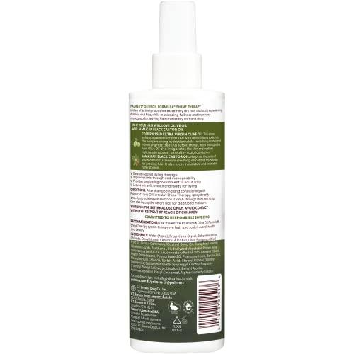 Palmer\'s Palmer\'s Olive Oil Formula Leave In Conditioner Spray, Shine Therapy, Instantly Detangle, Soften and Smooth Textured and Curly Hair, 8.5 Ounces (Pack of 2)