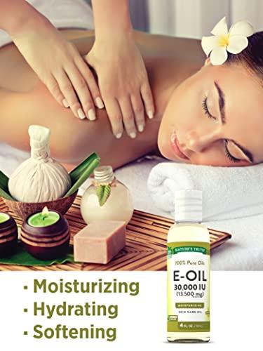 Nature's Truth Nature's Truth Vitamin E Oil for Skin 30,000 IU | 100% Pure | 4 oz | Lemon Scented | GC/MS Tested