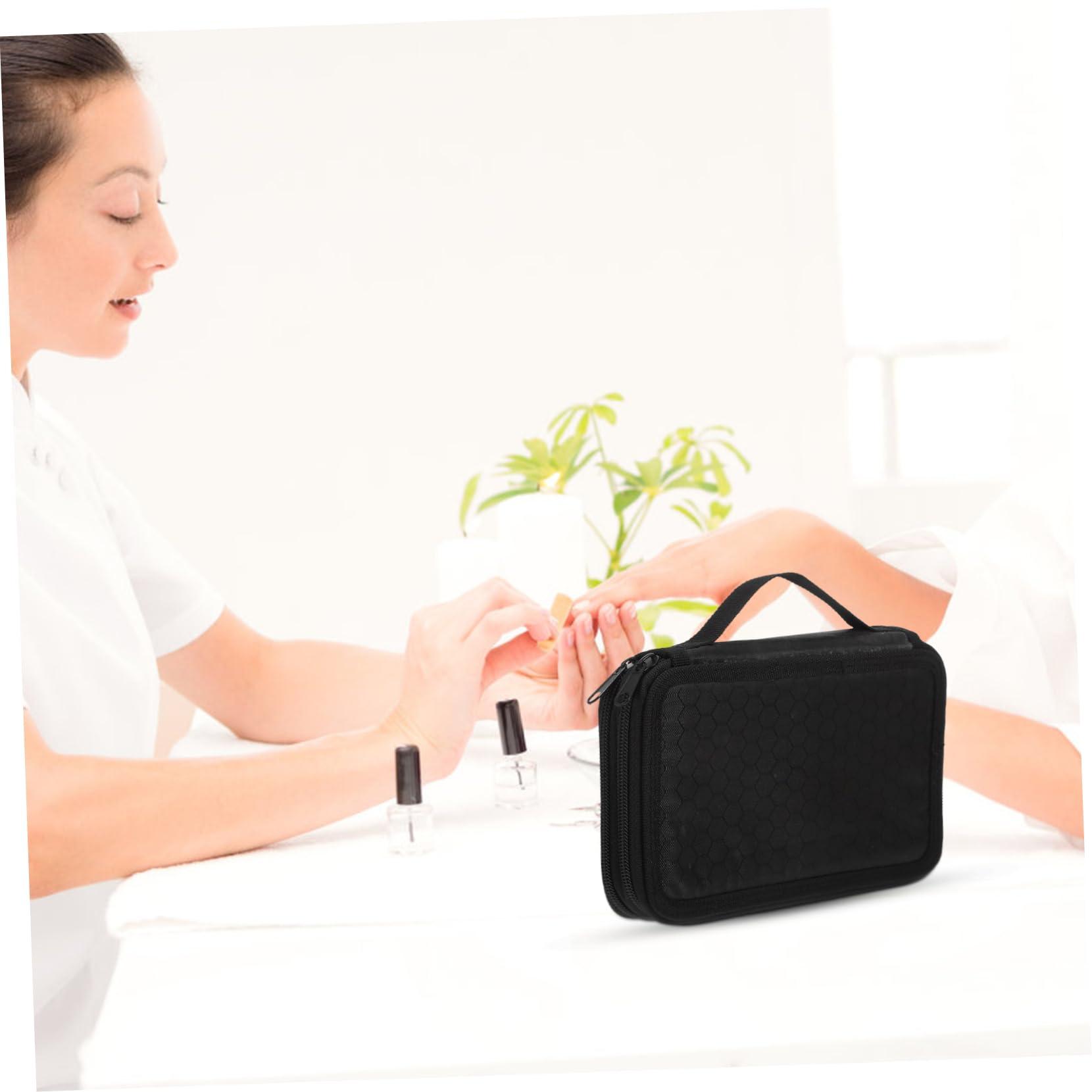 Mikinona Mikinona Nail Brush Organizer Manicure Tool Case Travel Bag Nail Art Brush Pouch Brush Holder for Manicure Storage Pouch for Nail Pen Holder