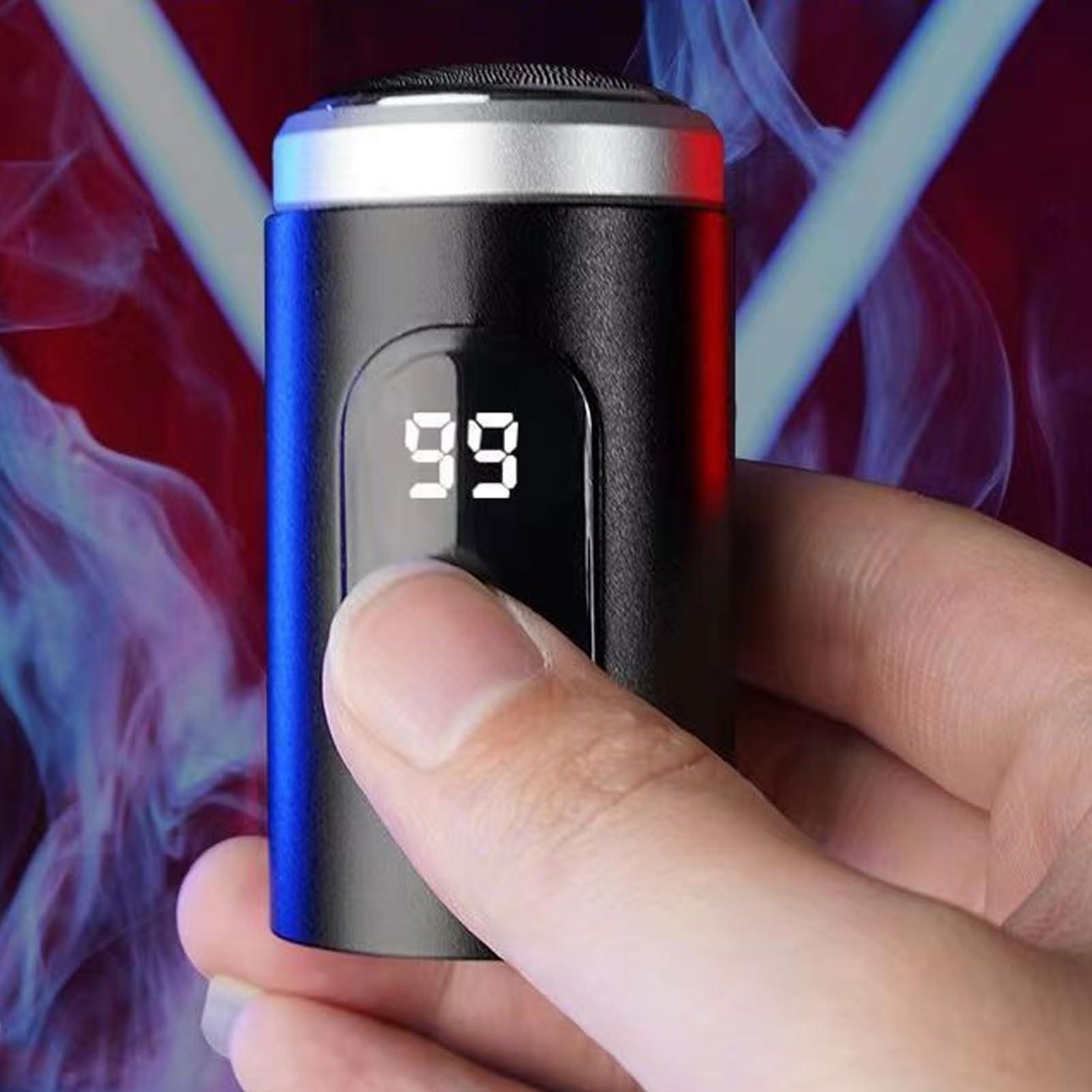 TREETDOBV TREETDOBV Electric Beard Trimmer USB Rechargeable Portable Digital Beard Trimming Groomer IP7X Waterproof Washable 65000RPM for Man Women