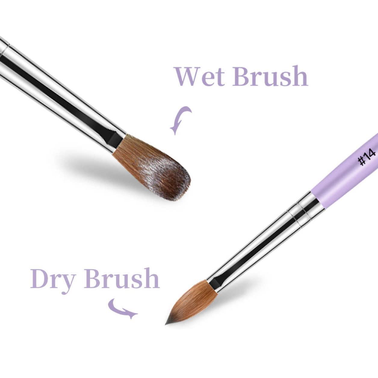 T.O.O Nail Productions Acrylic Nail Brush (#12)