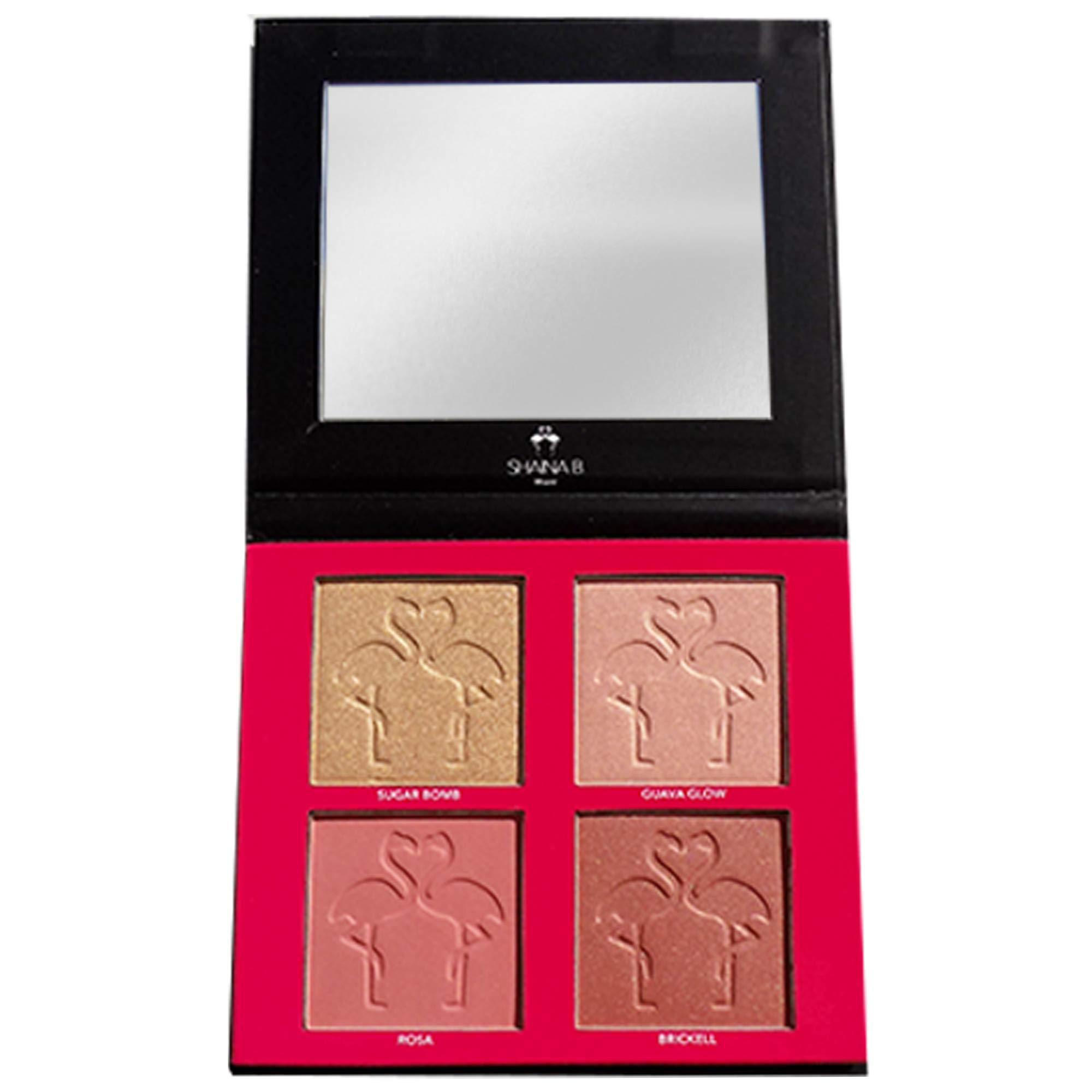 Shaina B. Miami Shaina B. Miami Blush and Highlight Mini Palette,6.5 Inch