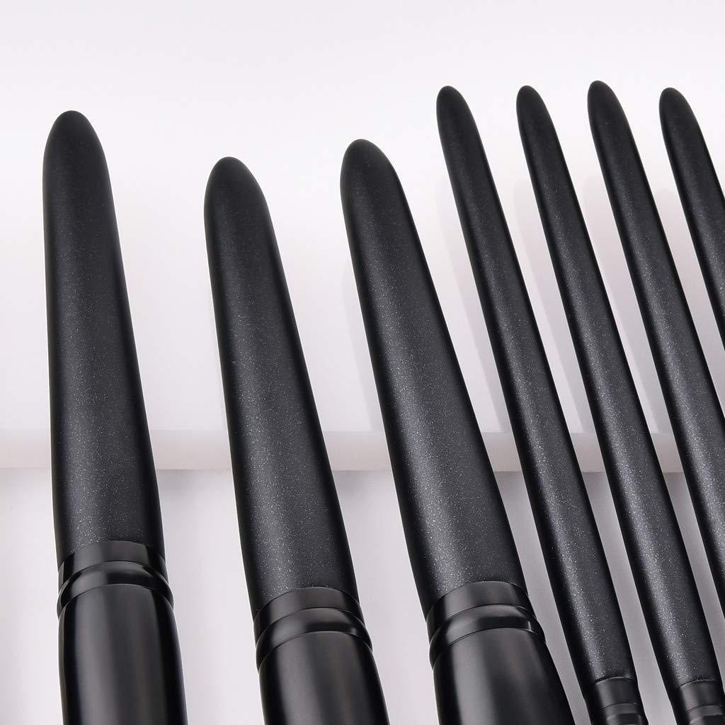 IBDRYKK IBDRYKK Foundation Eyeshadow Wooden 15PCS Cosmetic Brush Powder Black Makeup Brush Brush Hair Brush Holder Organizer