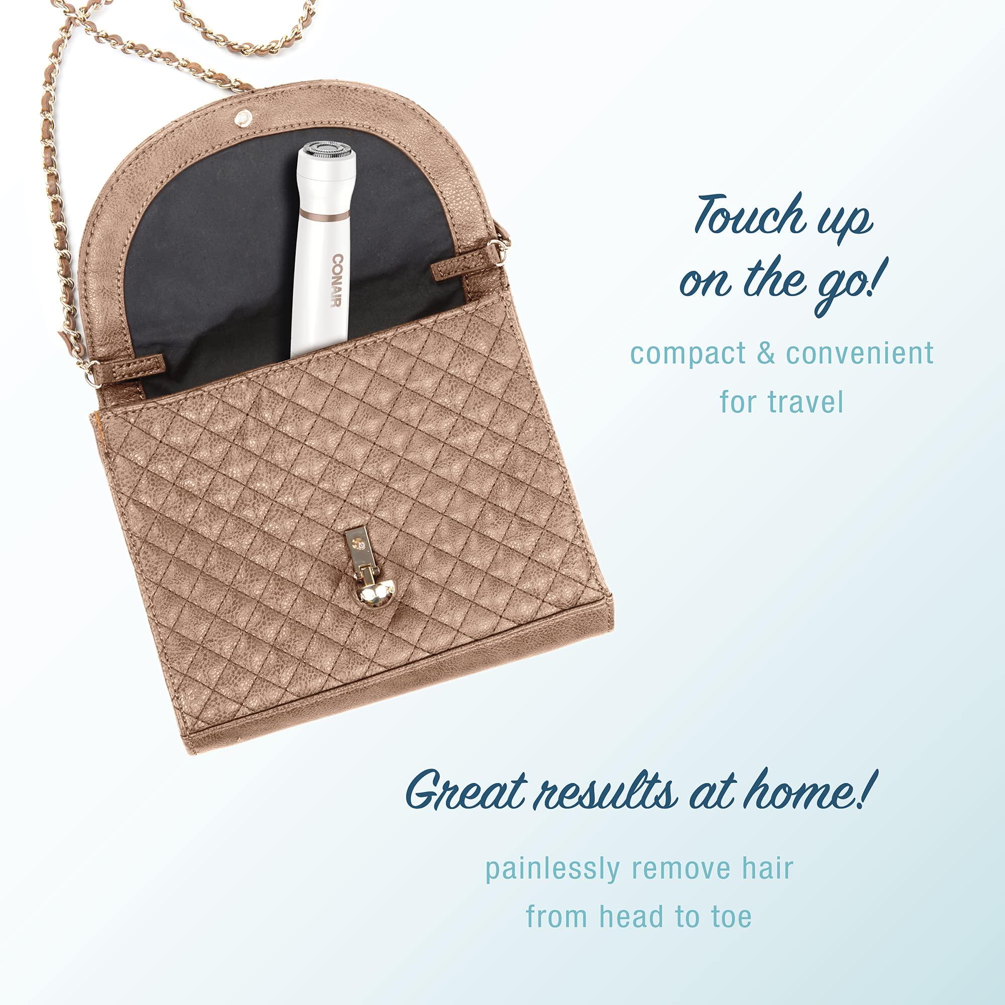 Conair Conair All-In-1 Facial Hair Removal for Women, Cordless Electric Trimmer, Perfect for Face, Ear/Nose, Eyebrows, and Bikini Lines