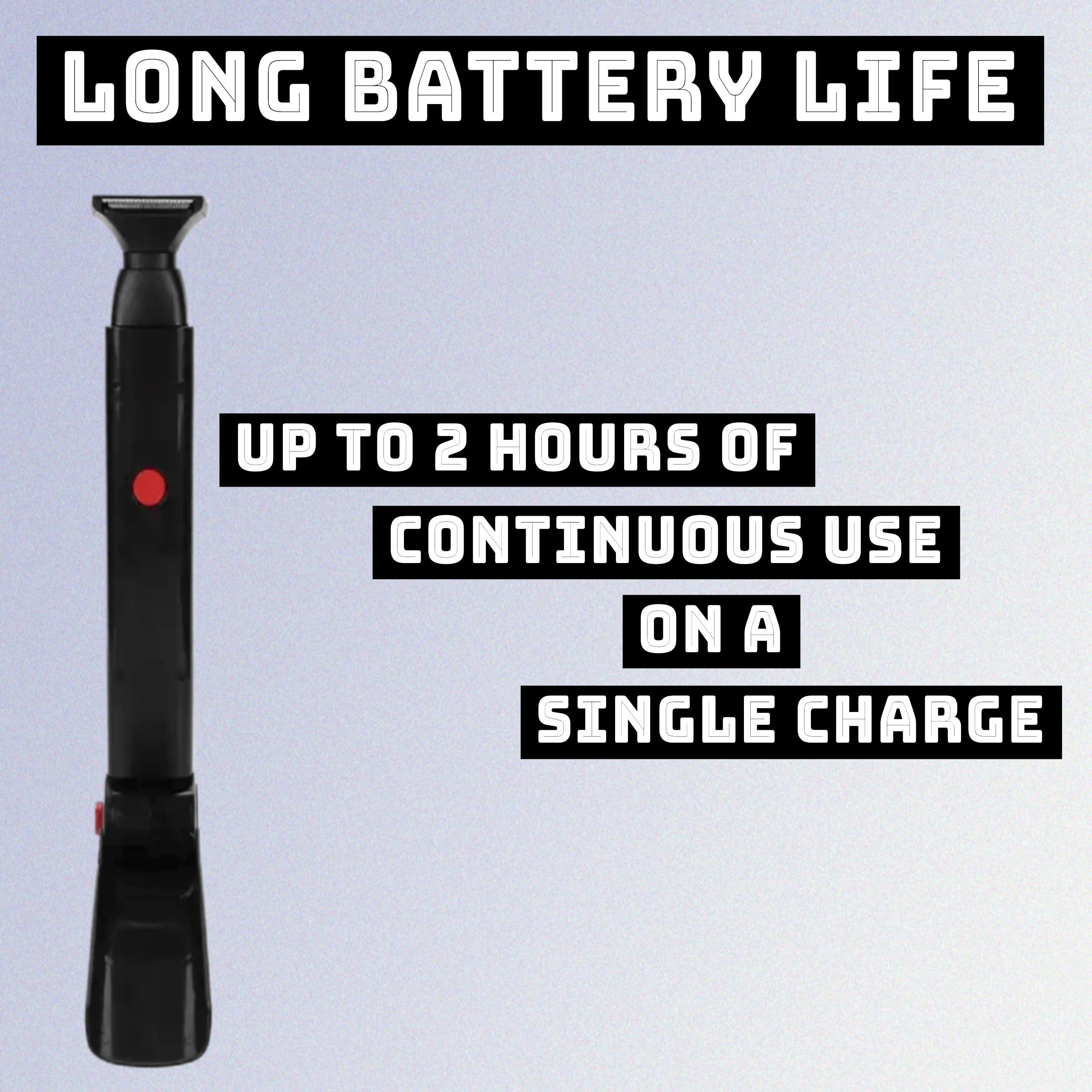 Splendor Luxury Ultimate Electric Back Shaver for Men - Rechargeable Long Handle Body Groomer - Premium Back & Body Groomer with Electric Precision