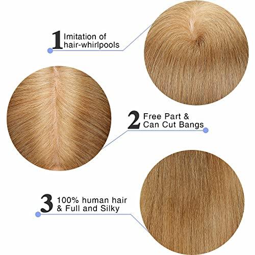 SOPHIRE SOPHIRE 100% Real Human Hair Mannequin Head with 9 Tools and Clamp, Hairdressers' Practice Training Head and Cosmotology Doll Head for Hairstyling and Braid - #27