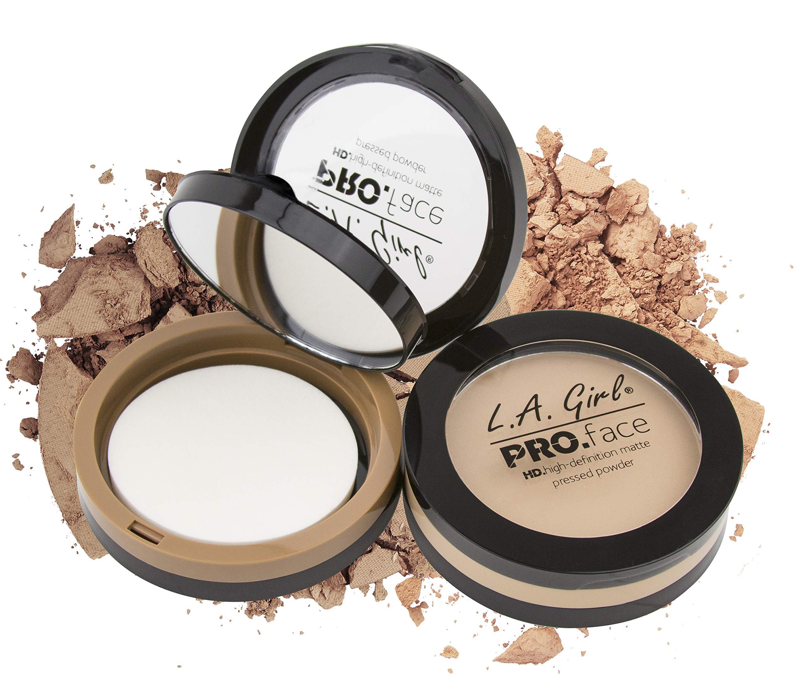 L.A. Girl L.A. Girl PRO.Face Matte Pressed Powder, Soft Honey GPP608 (Pack of 3)