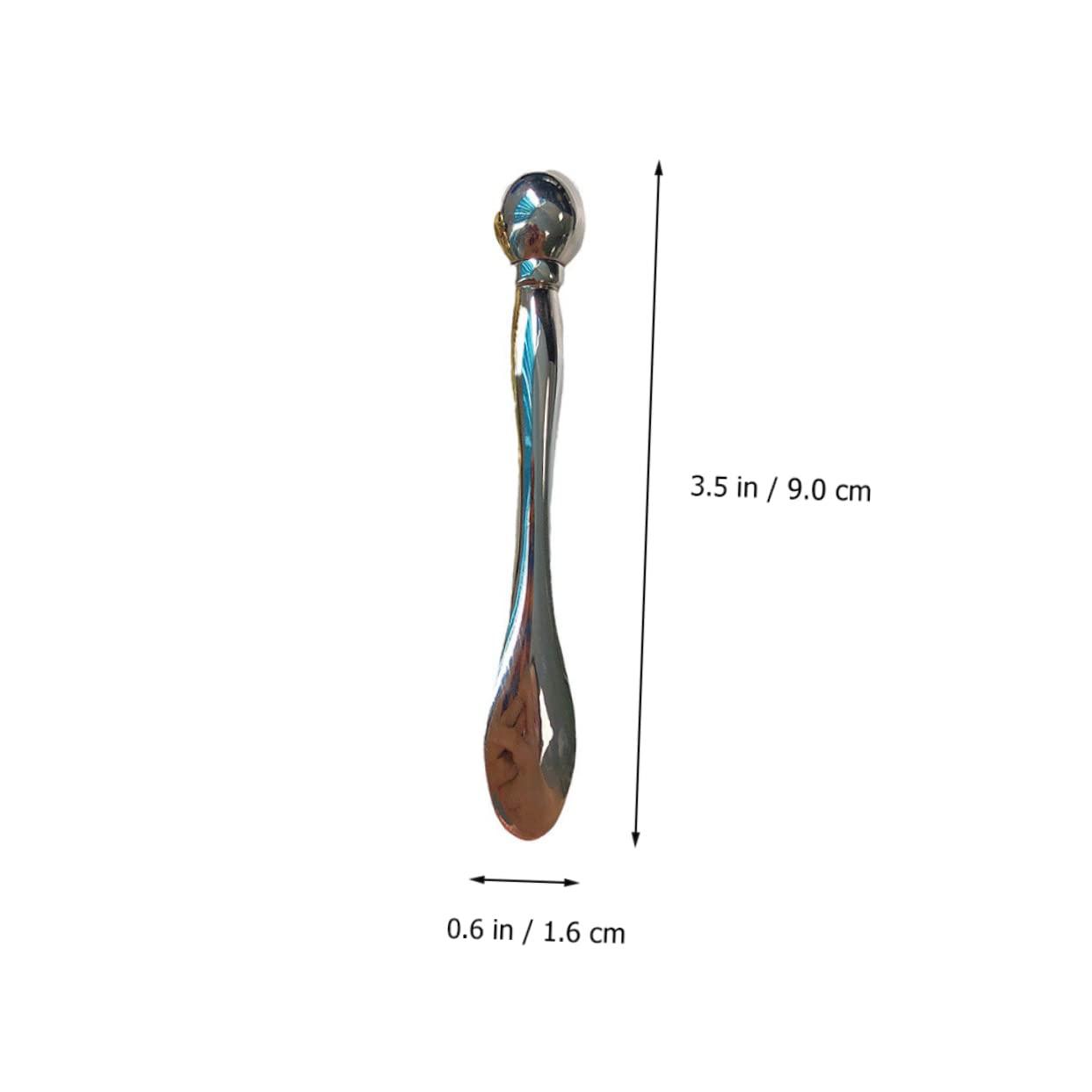 Angoily Angoily Eye Cream Applicator Wand Zinc Rotatable Eye Roller & Manual Mask Spoon for Eye Care and Facial Massage Color