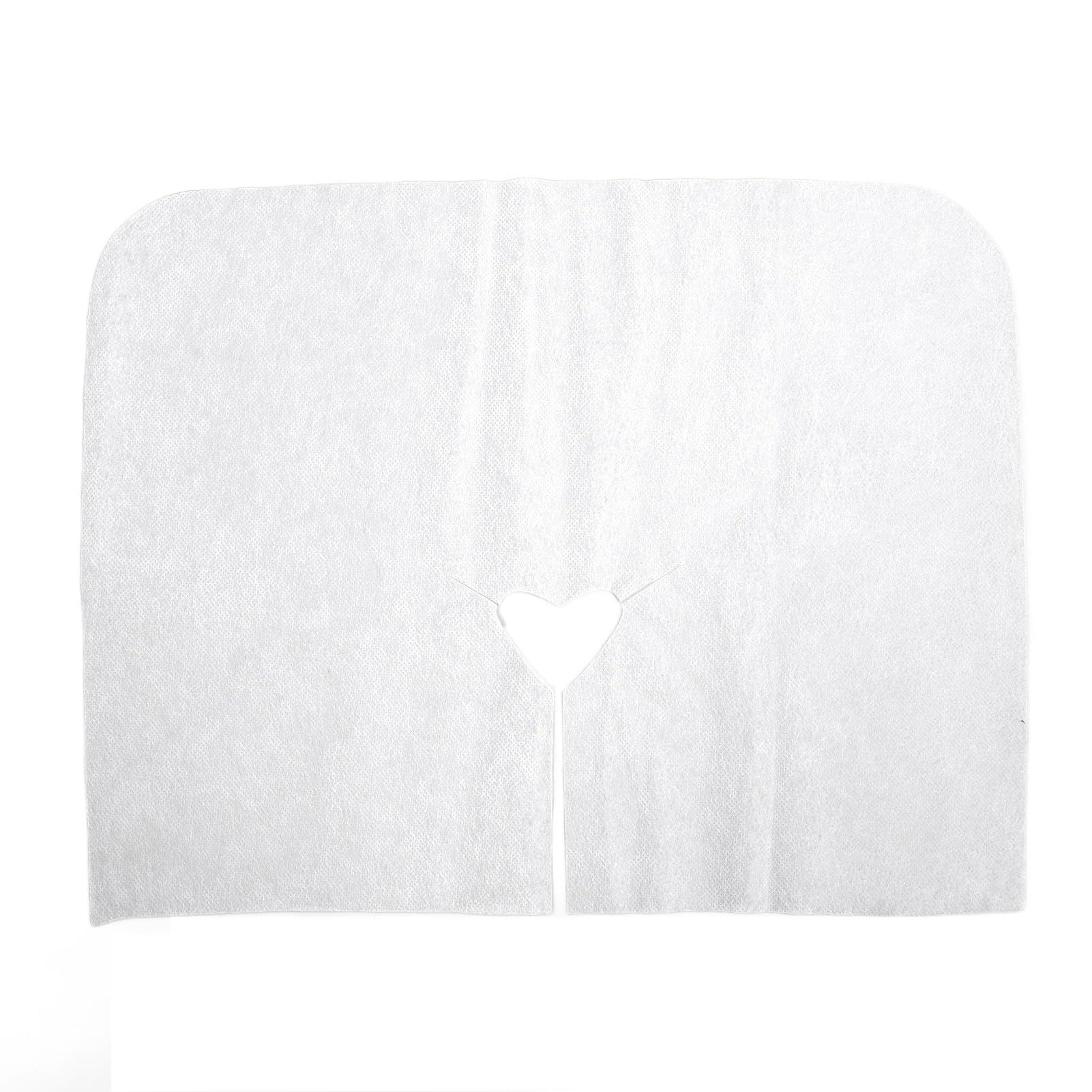 HOHXFYP HOHXFYP 200Pcs Disposable Face Cradle Covers, Soft Non Woven Fabric Massage Face Covers/Headrest Covers for Massage Tables, Massage Chairs & Home Salon