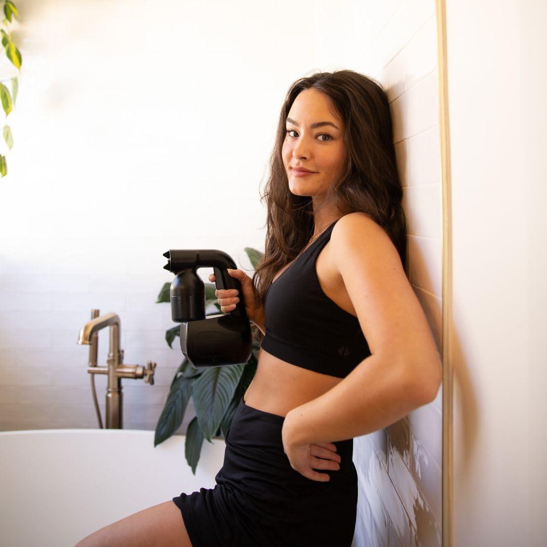 B.TAN b.tan Spray Tan Kit | At Home Spray Tanning Kit, Includes Spray Tan Machine, Tanning Applicator Mitt, 8 Fl Oz Solution Mist