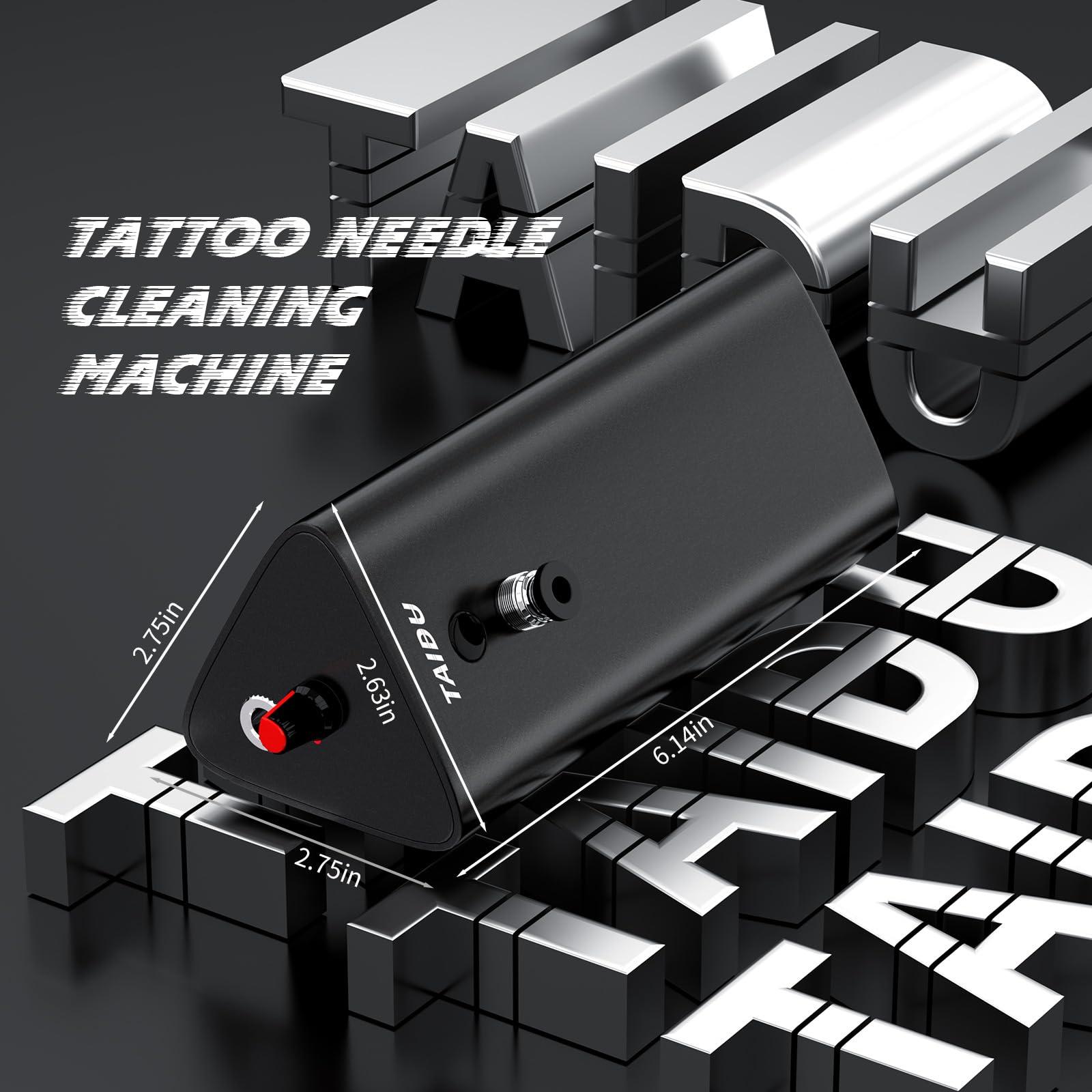 TAIDU Tattoo Needle Cleaning Machine,TAIDU Equipment Supply,Tattoo Needle Washer,Tattoo Colour Rinse,Flowing Water Washing Equipment for Cartridge Needles,(Plug-in model)