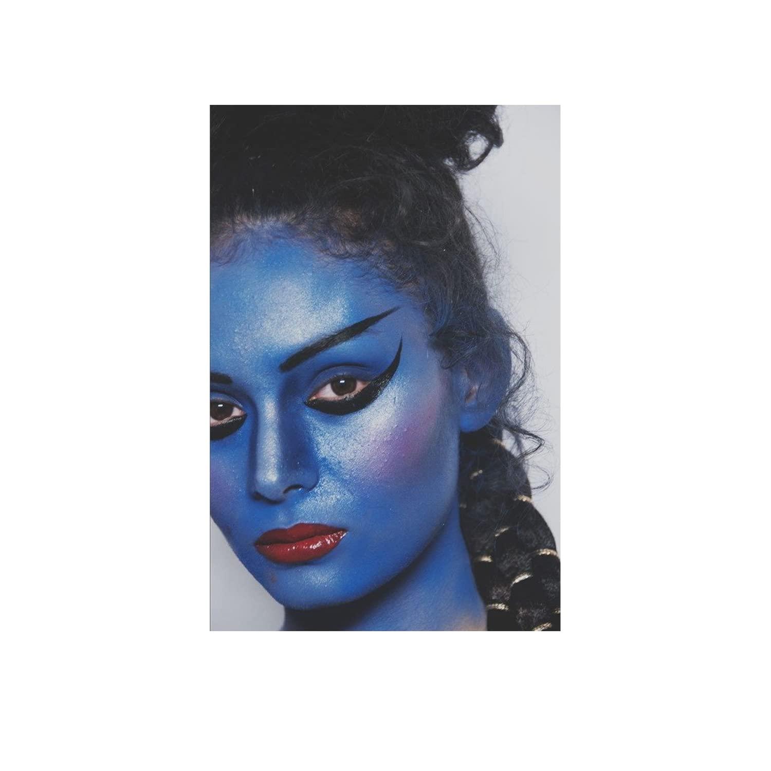 Liquid Latex Fashions Fluorescent Blue 8 Oz - Liquid Latex Face and Body Paint, Black Light UV Reactive GLOW, Ideal for Cosplay, Costumes, Concerts, Halloween and Theater, Parties!