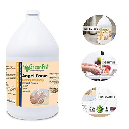 GreenFist GreenFist Foaming Hand Soap Refills [ Foam Refill ] Gentle-Hand Wash Lemon Scent, 128 ounce (1 Gallon)
