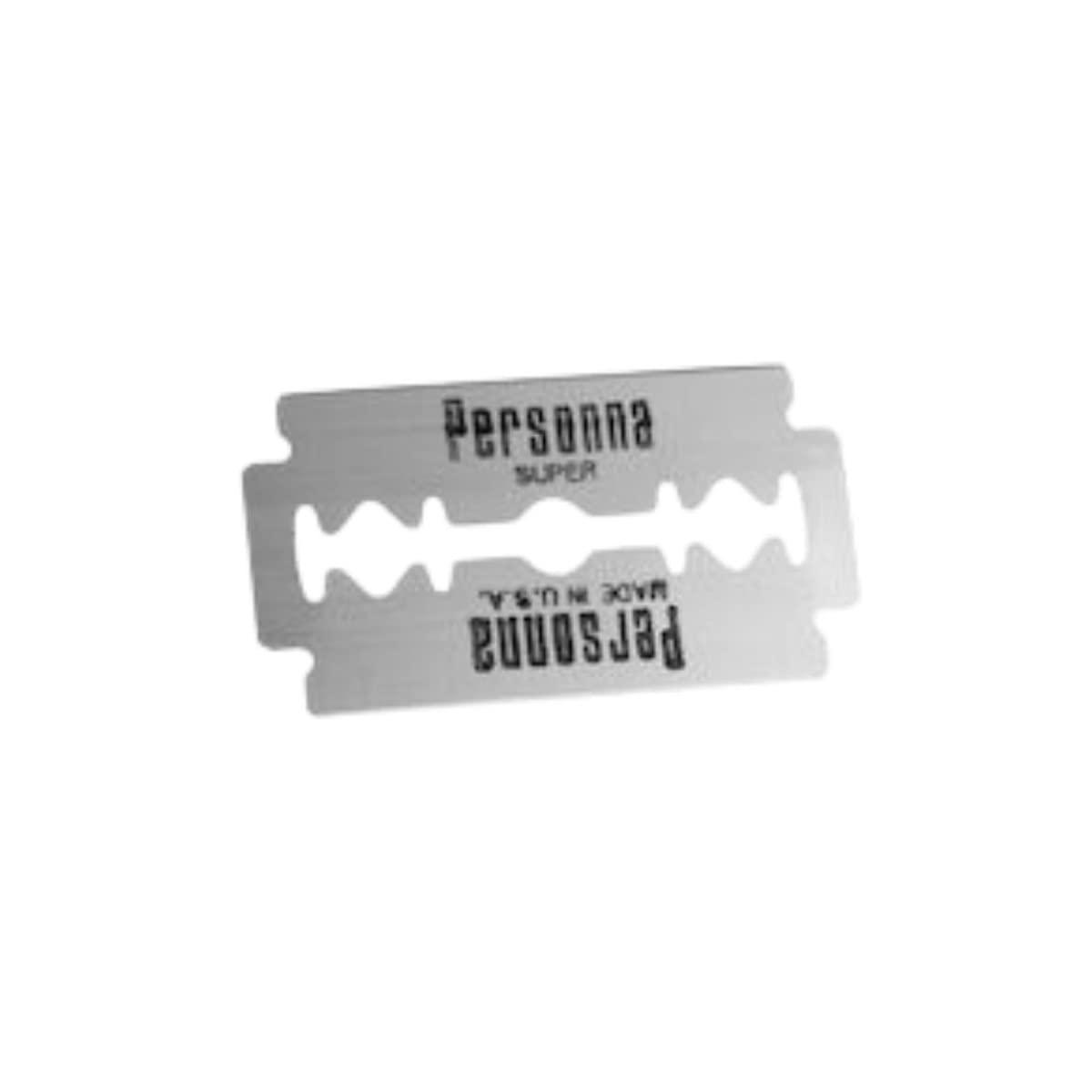AccuTec Personna DE Stainless Steel Double Edge Blades - 2.875\" Length, 2\" Width, 1.0625\" Height, 100-Pack - 60-0257-NUPC