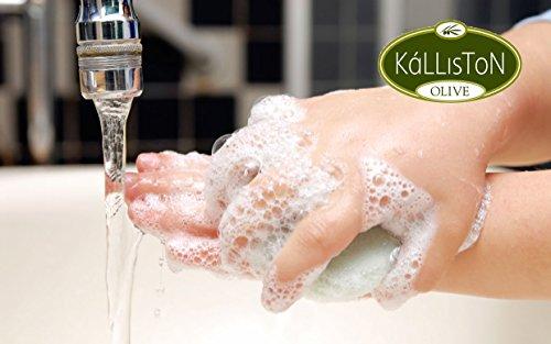 Kalliston Kalliston, ?assage Body Soap with Argan Oil, Massage & Exfoliating Natural Soap, Crafted in Crete, Greece, Cruelty Free, 110g Each Bar, Pack of 4