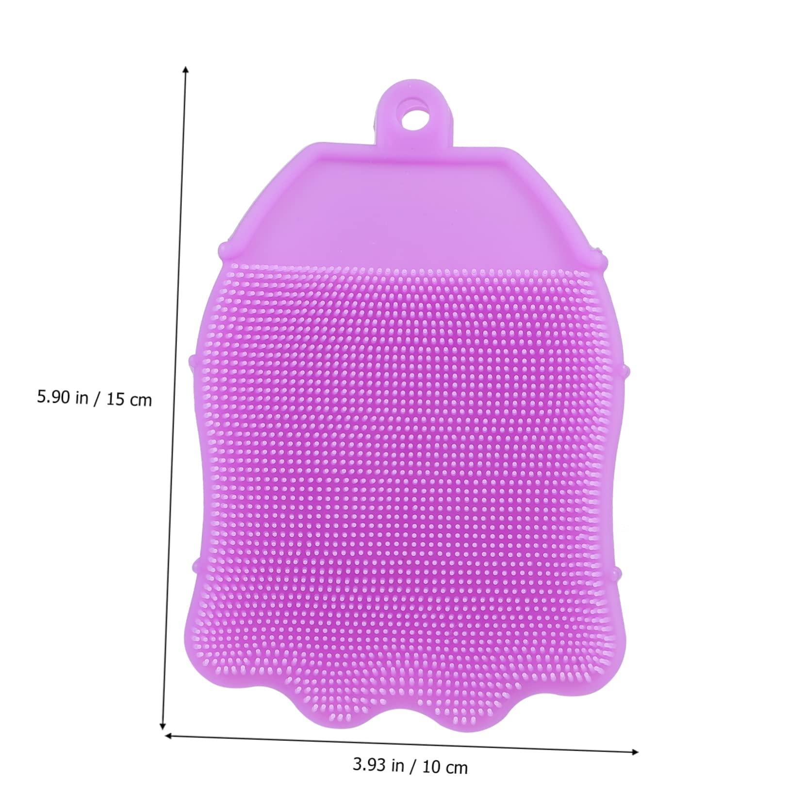 Gogogmee Gogogmee Silicone Baby Shower Bath Brush for Infants Family Bathing Tool Exfoliating Pad Gentle on Skin Easy to Clean Non-Slip