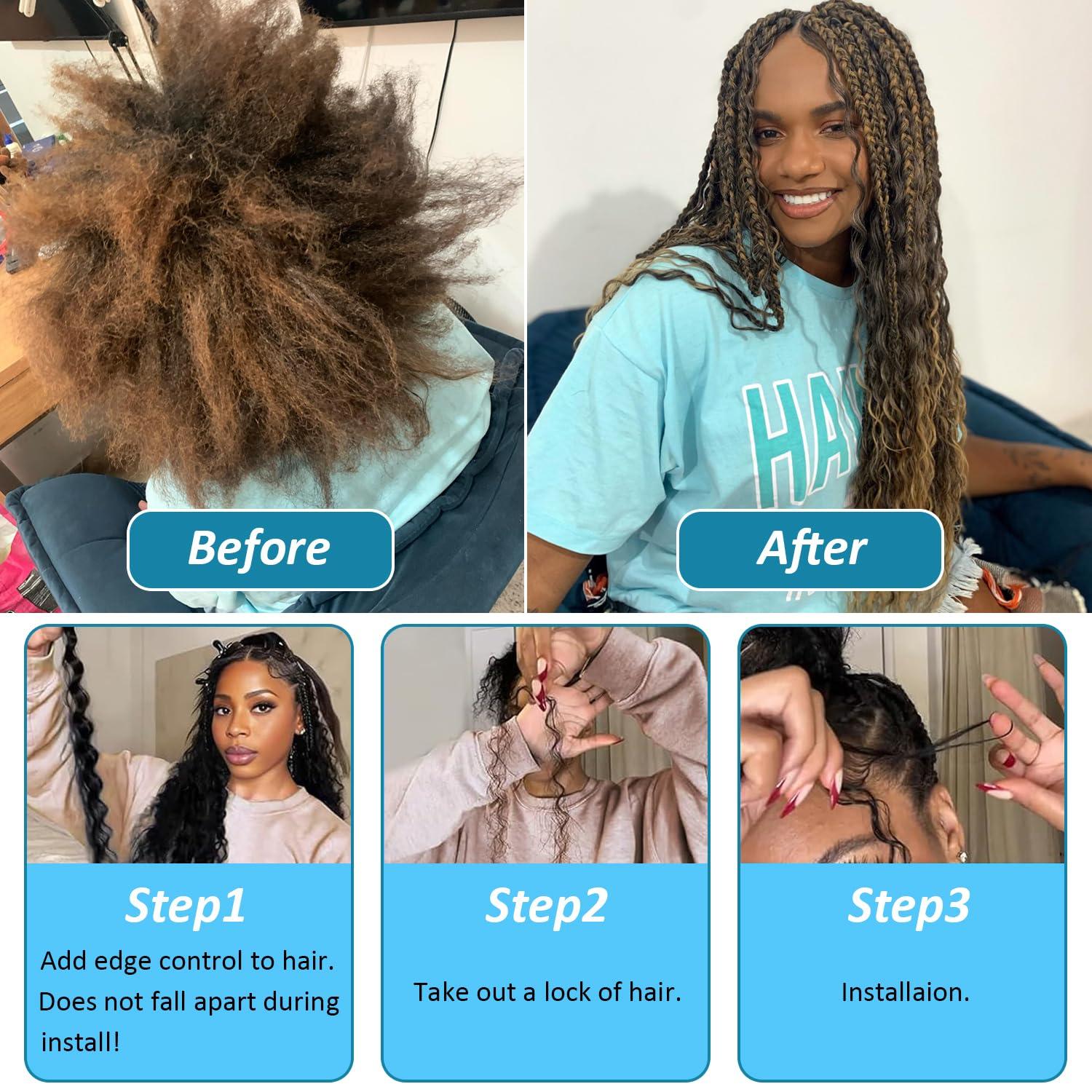 djd 27 Human Braiding Hair 22 Inch Honey Blonde Deep Wave Bulk Human Hair For Braiding Boho Braids 100g Human Braiding Hair Water Wave Blonde Human Hair for Braiding Micro Bohemian Braids