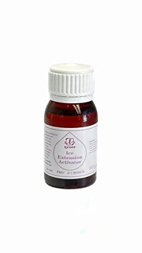 Jingzhou Technology Ice Hair Extension Adhesive Gel with activator Remover kit Cold Fusion Cold Extension Hair Extensions Glue bonding Glue Clear Black (Clear)