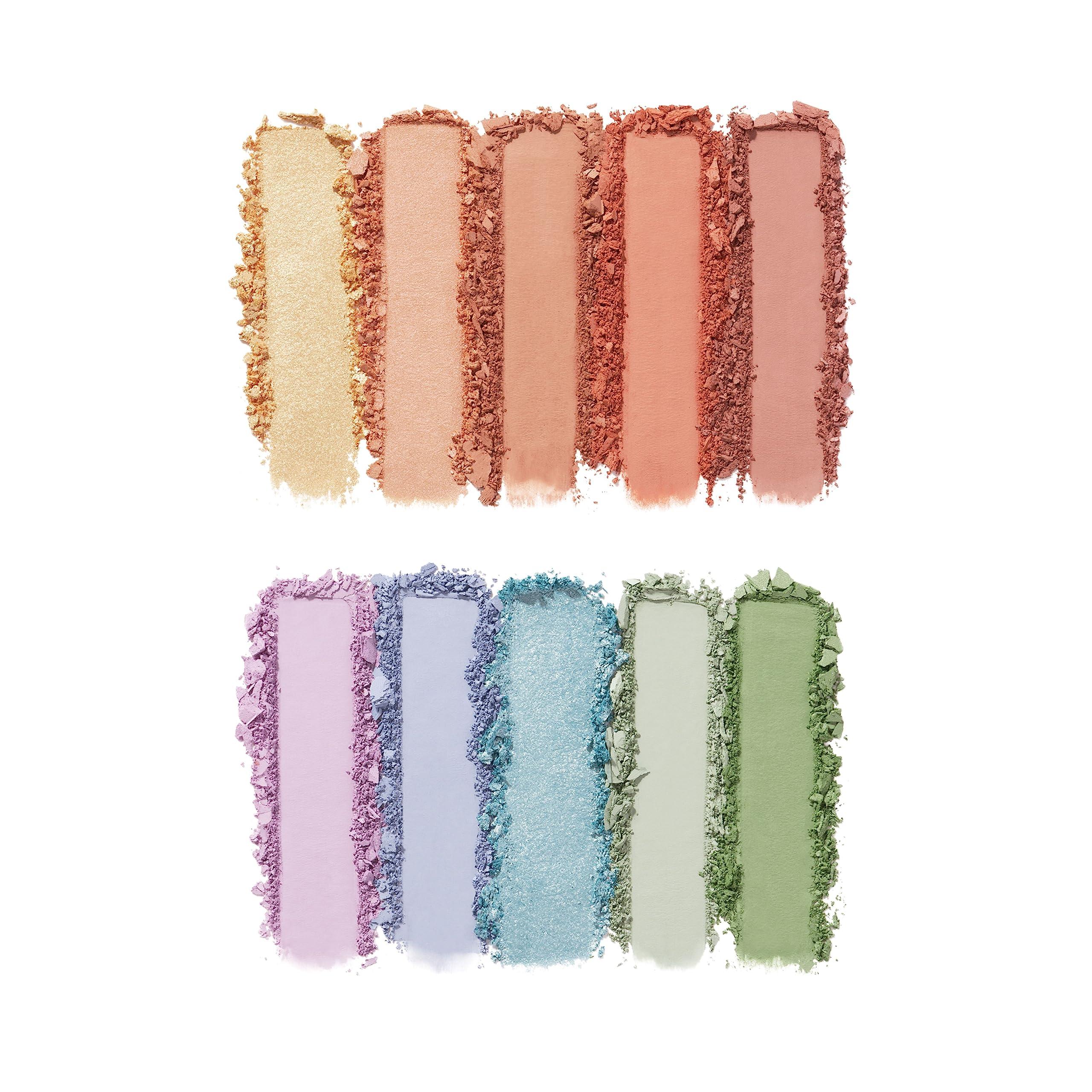 e.l.f. e.l.f. Perfect 10 Eyeshadow Palette, Ten Ultra-Pigmented Bright & Colorful Shades, Blendable Formula, Vegan & Cruelty-Free, So Bright Now