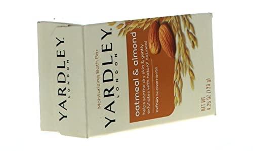 Yardley Yardley London Oatmeal and Almond Naturally Moisturizing Bath Bar, 4.0 oz. (Pack of 10)