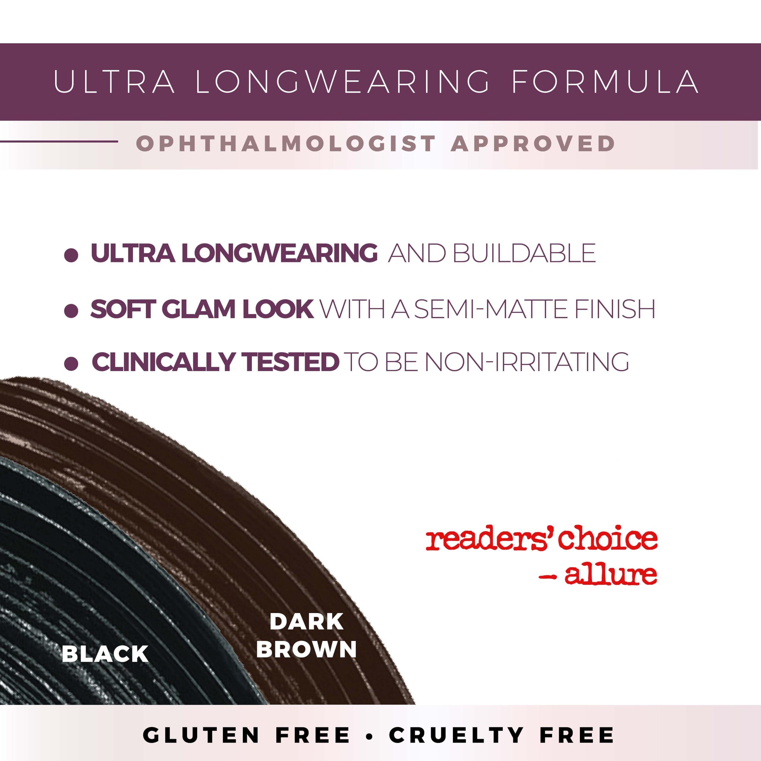 blinc Blinc Amplified Tubing Mascara, Ultra-Longwearing Washable Mascara, Soft-Glam Volumizing, Lengthening and Defining Mascara, Gluten-Free and Cruelty-Free, 9mL / 0.30 Fl. OZ