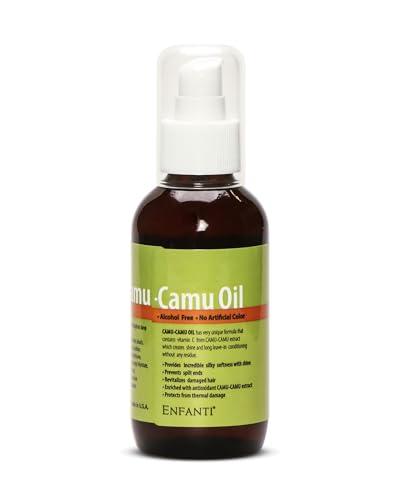 Bioken Bioken Enfanti Camu-Camu Oil Treatment  4 oz Revitalize Damaged Hair Leave-in Treatment Prevent Split Ends Create Shine Silky Smooth Hair
