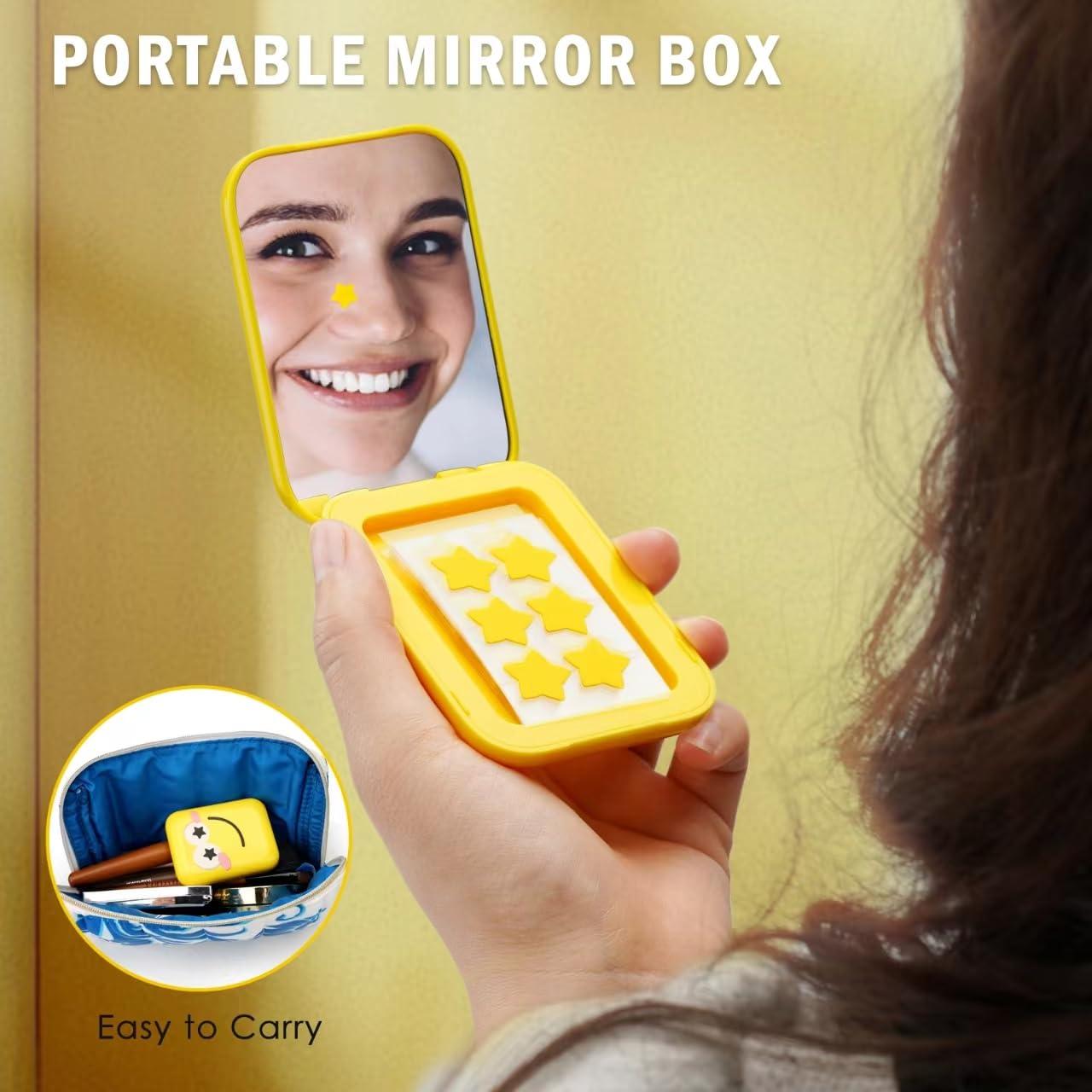 AUSLKA AUSLKA Star Pimple Patches - 150 Count - Hydrocolloid Pimple Patches,Cute Star Shape, Yellow Color,Spot Stickers For Face And Skin,Temporary Mirror