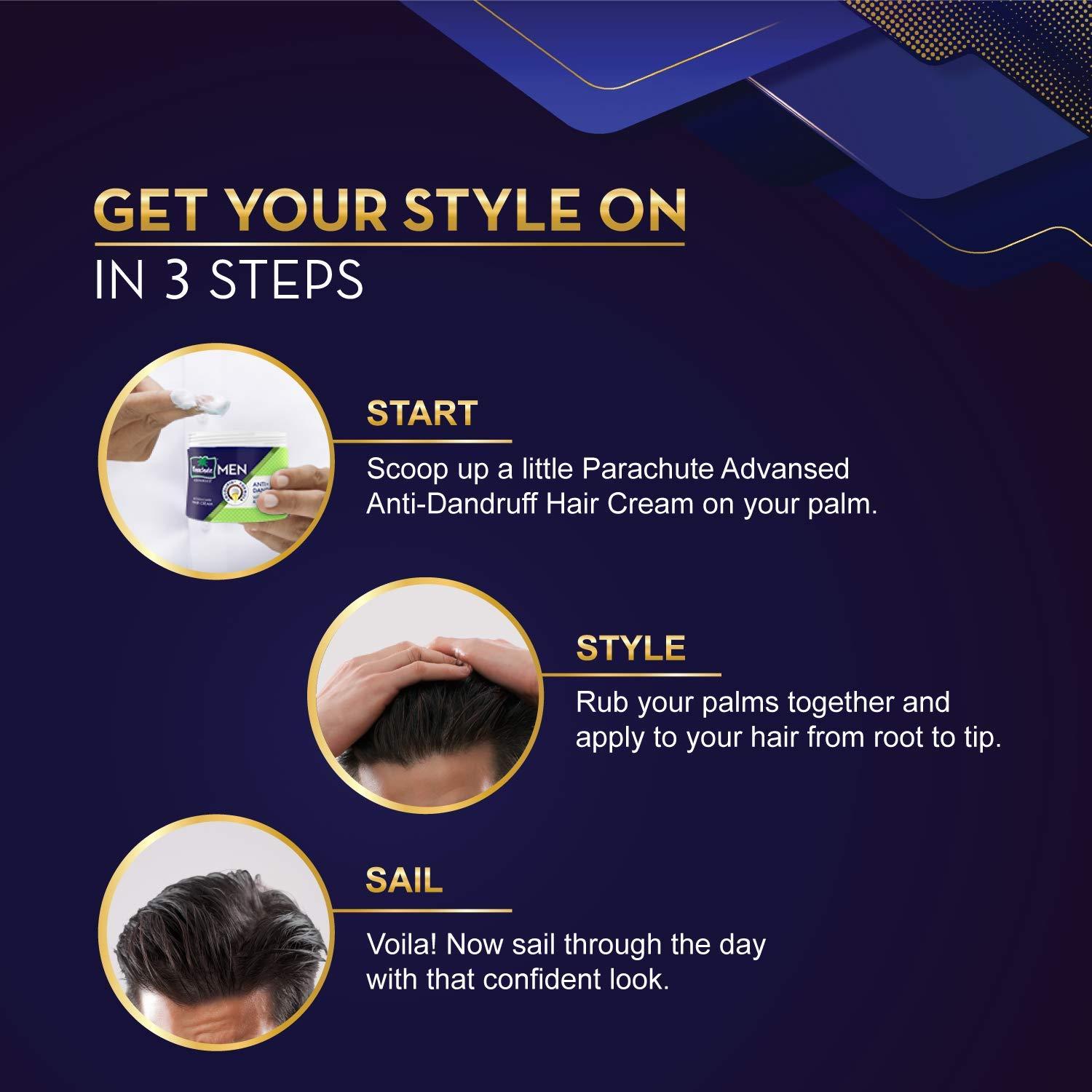 Generic Para.chute Advansed Hair Cream For Men, 100ml |Anti Dandruff |Hair Cream After Shower |Non Sticky Oil Replacement Hair Cream