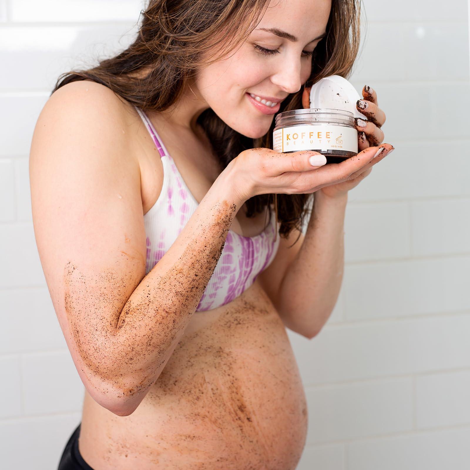 Koffee Beauty Koffee Beauty Pumpkin Chai Coffee Scrub, 4 oz - All Natural Body Scrub - Exfoliating Body Scrub and Face Exfoliator - Vanilla with Pumpkin Spice - Packed with Antioxidants, Shea Butter, Coconut Oil