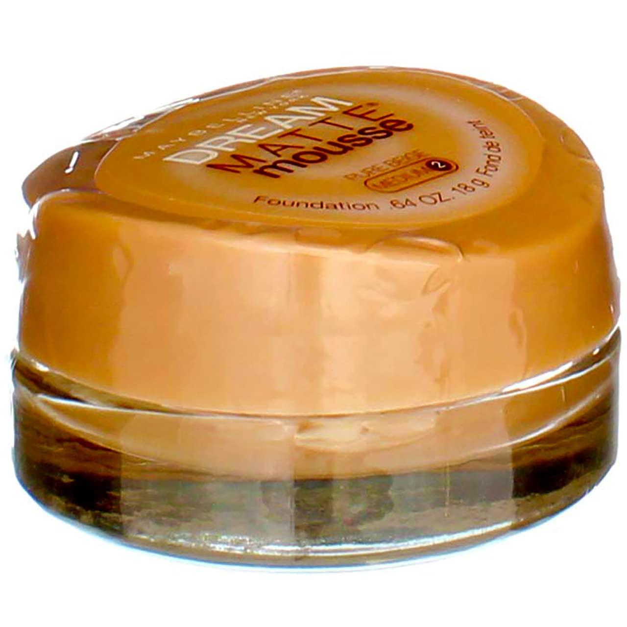 MAYBELLINE Maybelline Dream Matte Mousse Foundation, Pure Beige, 0.64 oz (Pack of 3)