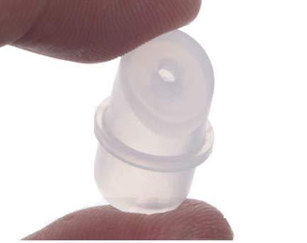 SYBL 10Pcs Empty Clear Plastic Tubes - Mini Empty Refillable Soft Squeezable Cosmetic Containers Tubes Jars For Storing DIY Lip Balm Lip Gloss Sample With Inner Plug size 10ML