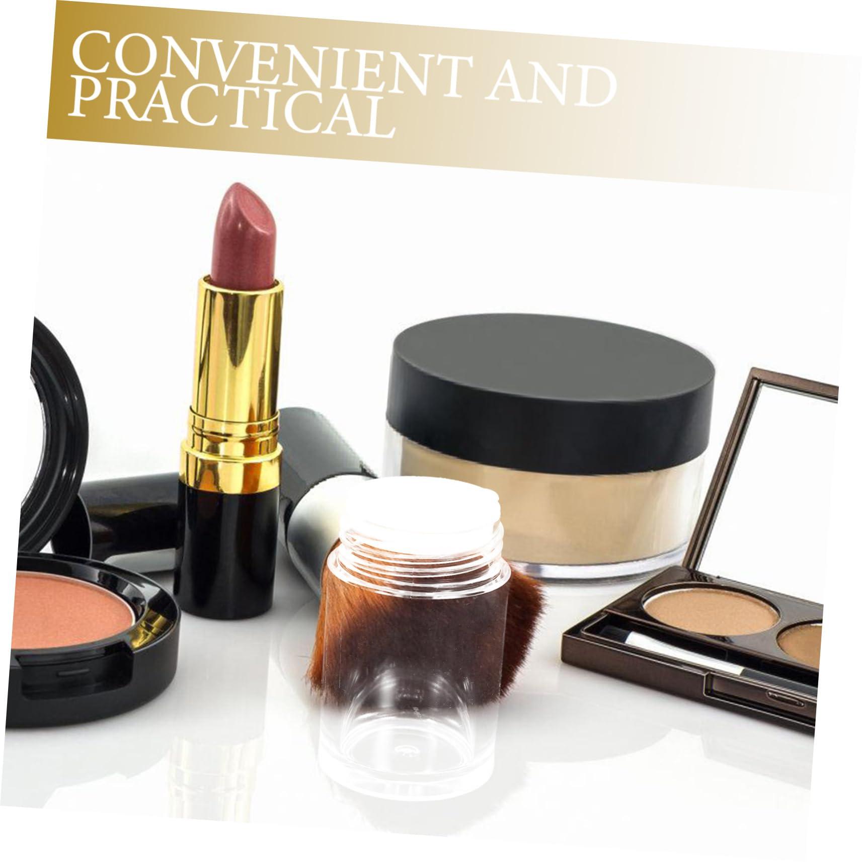 Healeved Healeved 6pcs Loose Powder Bottle Sifter Jars Empty Travel Bottles Loose Powder Containers Lip Balm Tubes Empty Bulk Small Powder Talc Shaker Bottle Powder Dispenser Powder Jar Plastic