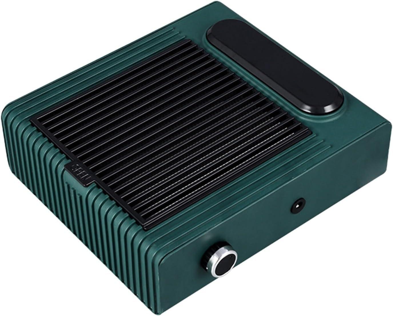 RomildaYuan Nail Dust Collector, 80W Electric Nail Dust Collector Speed Adjustable Nail Drill Machine Vacuum Cleaner Nails Art With Strainer Mesh Nail Machine Recharable Nail Dust Collector With Reusable Filte (