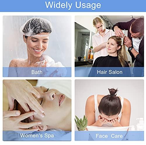 Ceizioes 150 PCS Upgrade Disposable Shower Caps. Ceizioes Waterproof Hair Bath Caps. Thickening Shower Cap for Women Kids Girls. Hotel and Hair Salon. Travel Spa. Home Use Beauty Salon