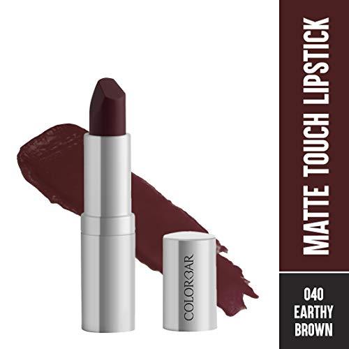 Colorbar Colorbar Matte Touch Lipstick, Earthy Brown