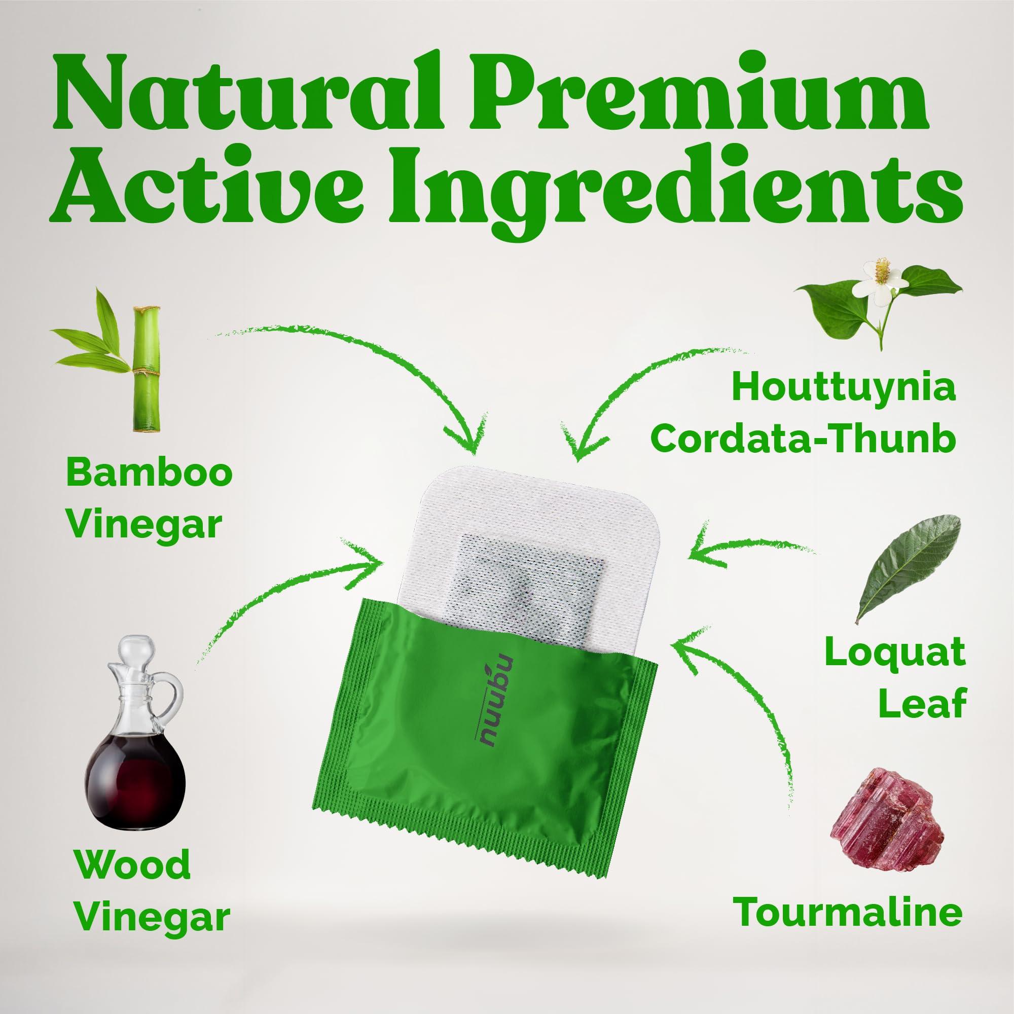 Nuubu Nuubu | Deep Cleansing Foot Pads for Better Sleep & Foot Care | Premium Japanese Organic Foot Pads with Ginger Powder (10 Pc)