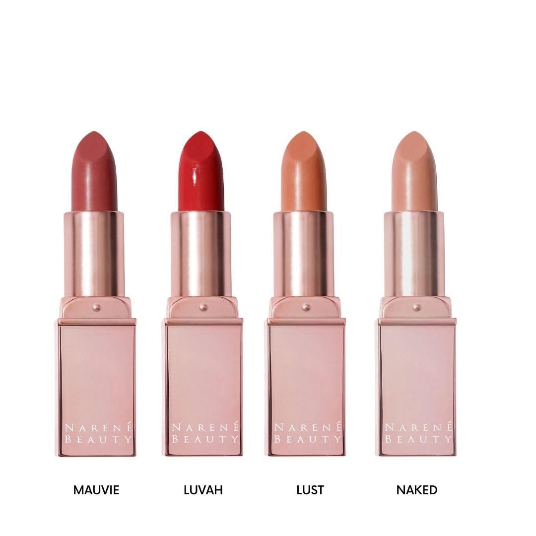 Naren Beauty Naren Beauty - Lip Bundle - Includes 4 Magnificent Matte Lipstick, 2 Liquid Matte Lipsticks, 1 Plumping Tinted Lip Gloss, 1 Summer Glow Lip Gloss, Cruelty Free, Vegan, Paraben Free - Made in Italy